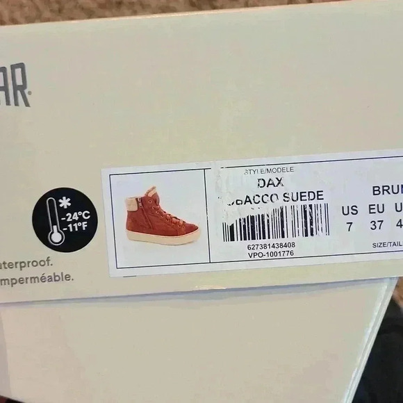 Cougar Dax Waterproof Tobacco Suede High top sneaker - Picture 5 of 6